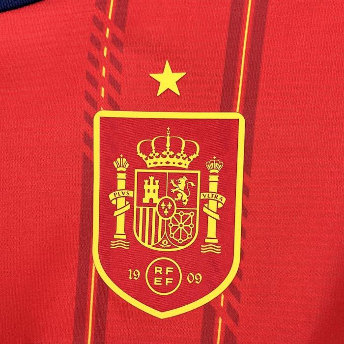 Spain 2026 World Cup Home Long Sleeve Man Jersey