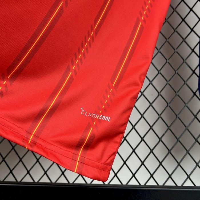 Spain 2026 World Cup Home Long Sleeve Man Jersey