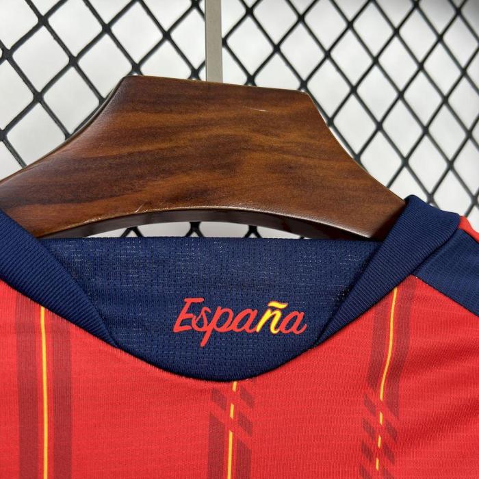 Spain 2026 World Cup Home Long Sleeve Man Jersey