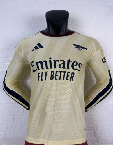 Arsenal Third Champions Player Long Sleeve Men Jersey 26/27