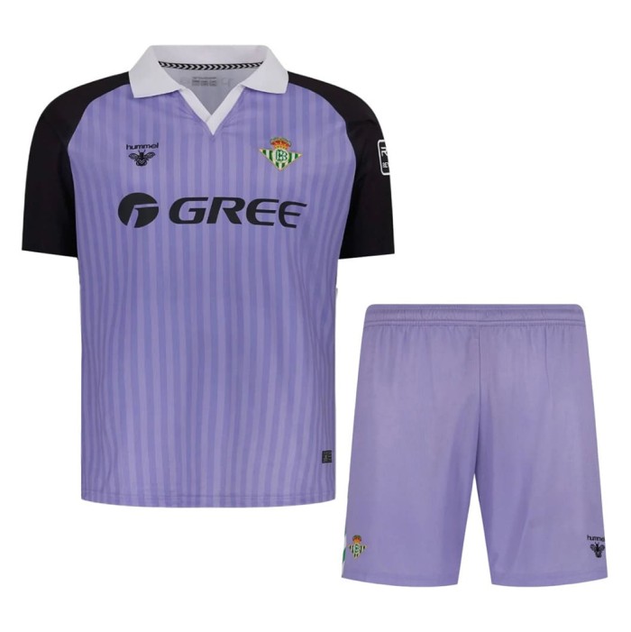 Real Betis Retro Goalkeeper Purple Men Jersey Suit 25/26