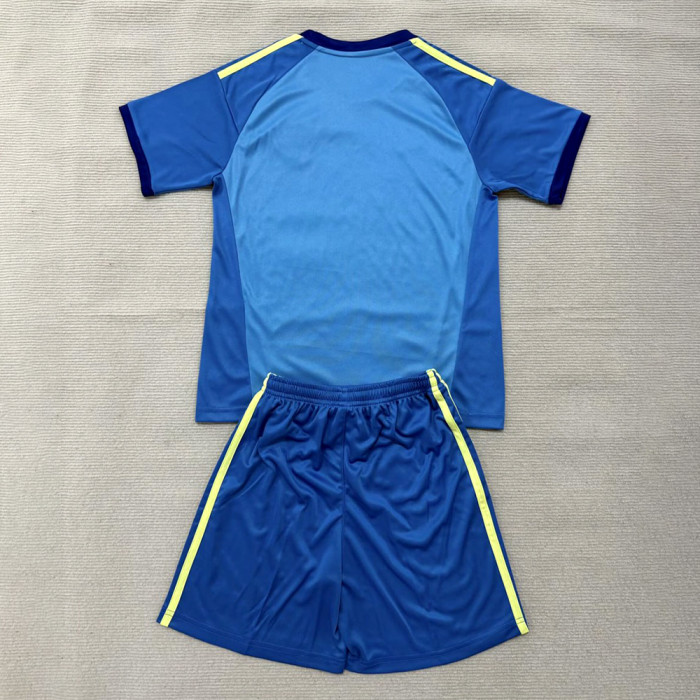 Leeds United Blue Goalkeeper Men Jersey Suit 26/27