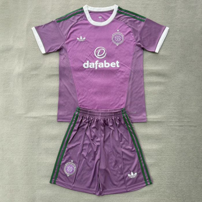 Celtic Away Goalkeeper Kids Suit 26/27