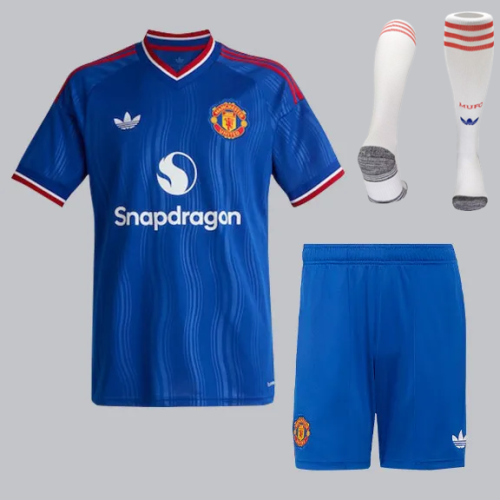 Manchester United Away Kids Suit & Socks 26/27