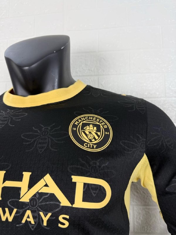 Manchester City Away Player Long Sleeve Men Jersey 26/27