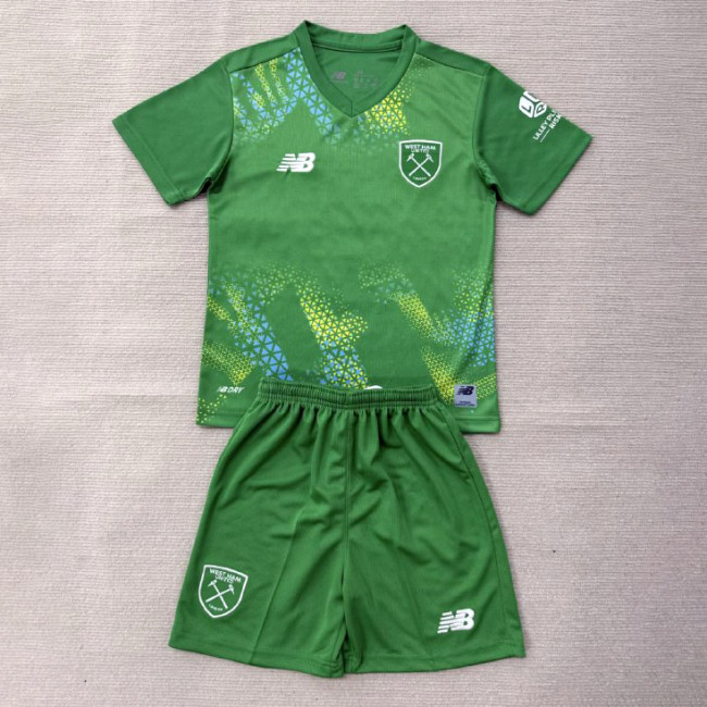 West Ham Home Goalkeeper Kids Suit 26/27