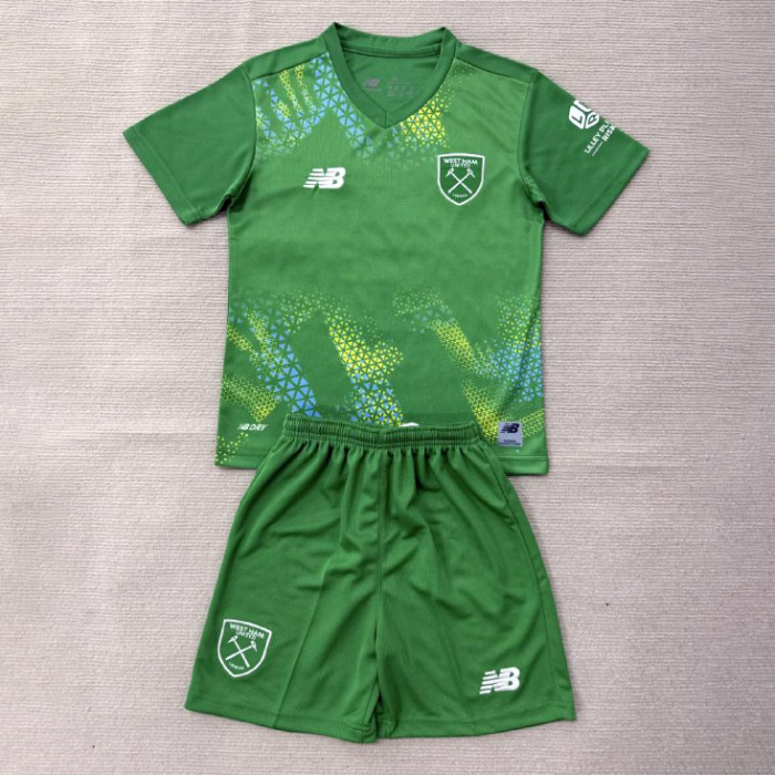 West Ham Home Goalkeeper Kids Suit 26/27