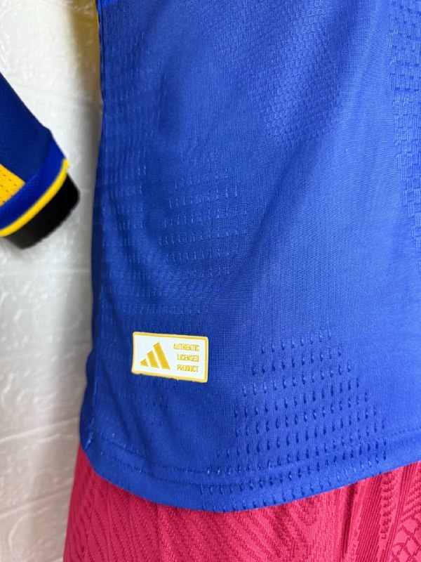 Boca Home Player Long Sleeve Men Jersey 26/27