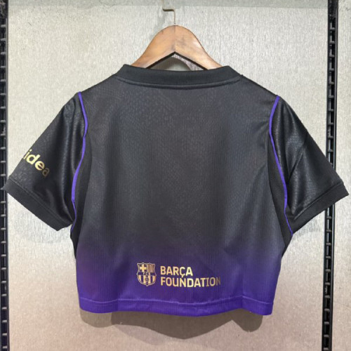 Barcelona Away Woman Cropped Jersey
