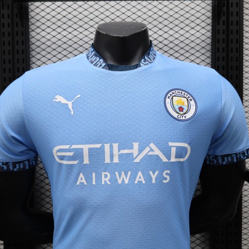 Manchester City Home Player Jersey 24/25 (Only 2XL）