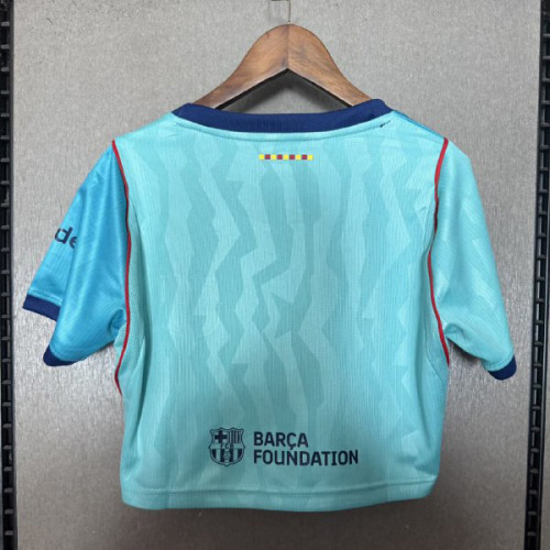 Barcelona Third Woman Cropped Jersey
