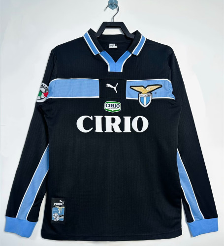 Lazio Away Retro Long Sleeve Retro Jersey 1998/99