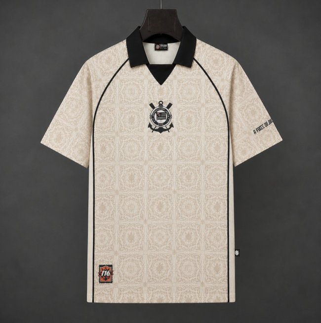 Corinthians 116th Anniversary Beige Polo Man Jersey 26/27