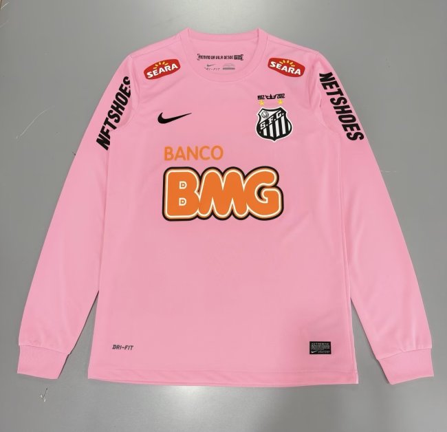 Santos Pink Special Long Sleeve Man Jersey 2011/12
