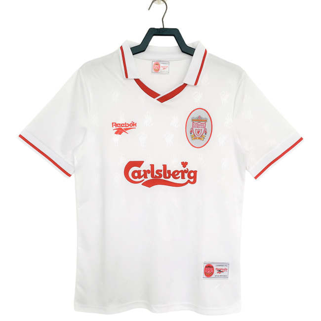 Liverpool White Retro Jersey 96/97