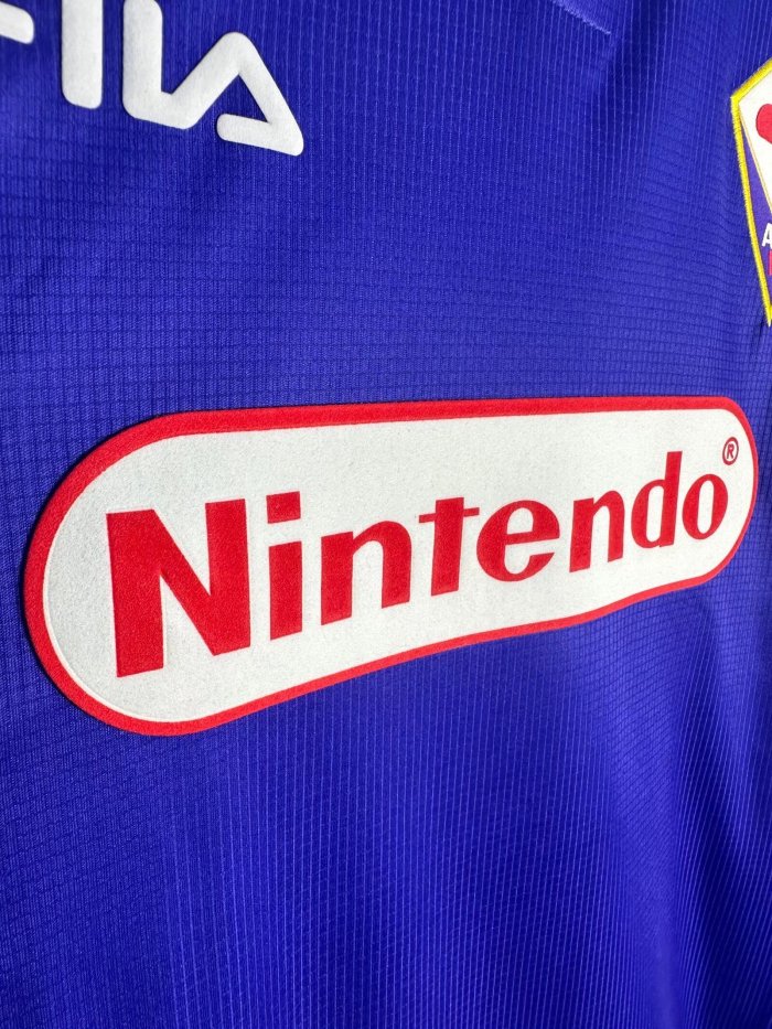 Fiorentina Home Long Sleeve Retro Jersey 98/99