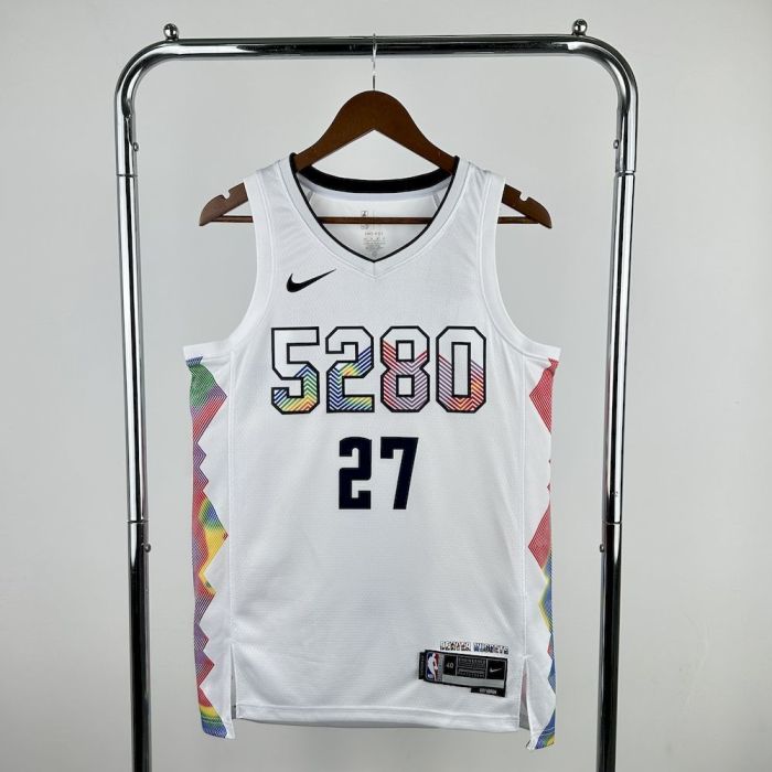 Jamal Murray Denver Nuggets  City Edition 2024/25 Swingman Jersey White