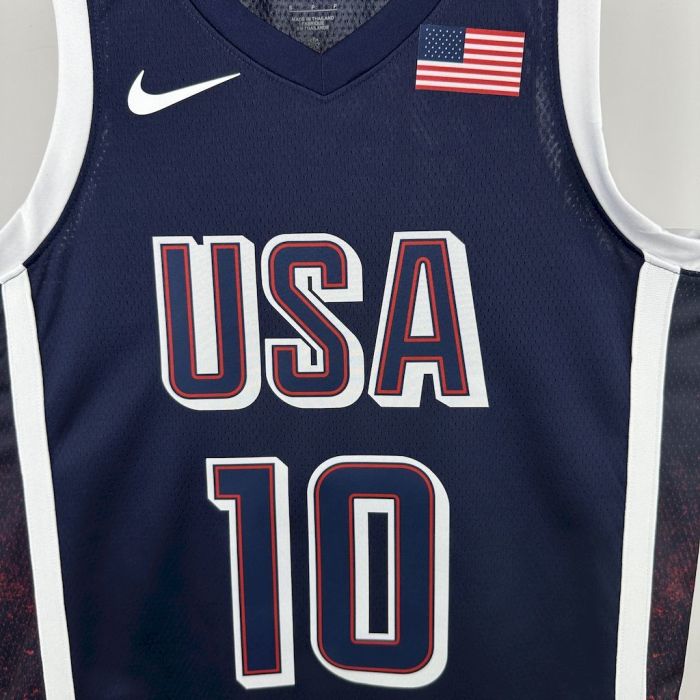 Jayson Tatum Team USA 2024 Swingman Away Jersey Blue