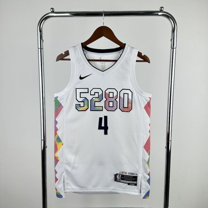Russell Westbrook Denver Nuggets City Edition 2024/25 Swingman Jersey White