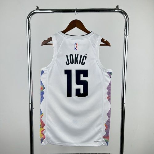 Nikola Jokić Denver Nuggets City Edition 2024/25 Swingman Jersey White