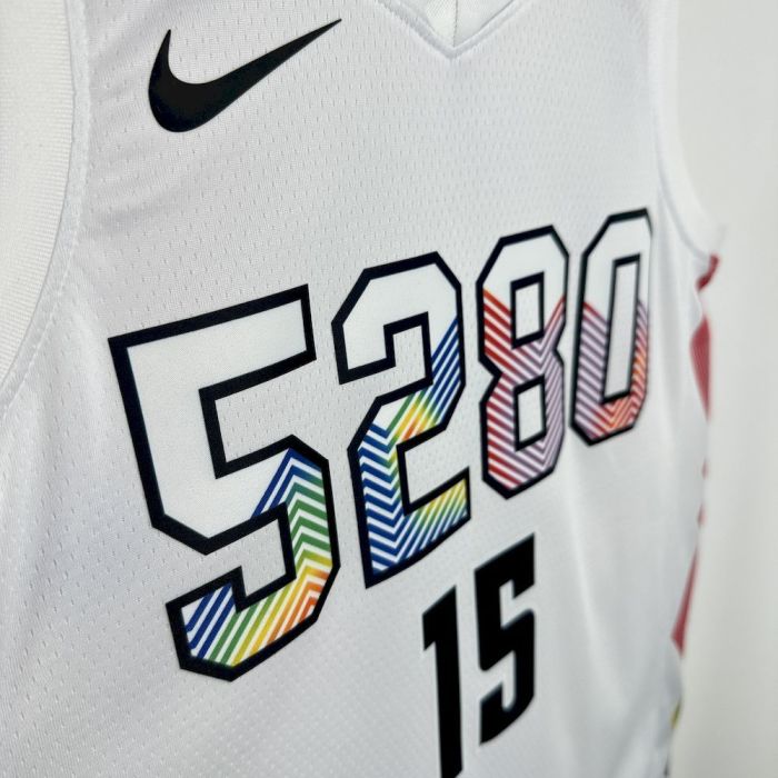 Nikola Jokić Denver Nuggets City Edition 2024/25 Swingman Jersey White