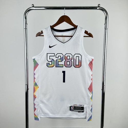 Michael Porter Jr. Denver Nuggets  City Edition 2024/25 Swingman Jersey White