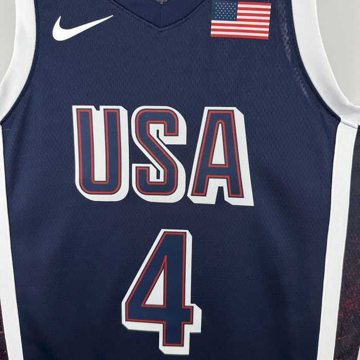 Stephen Curry Team  USA 2024 Swingman Away Jersey Blue