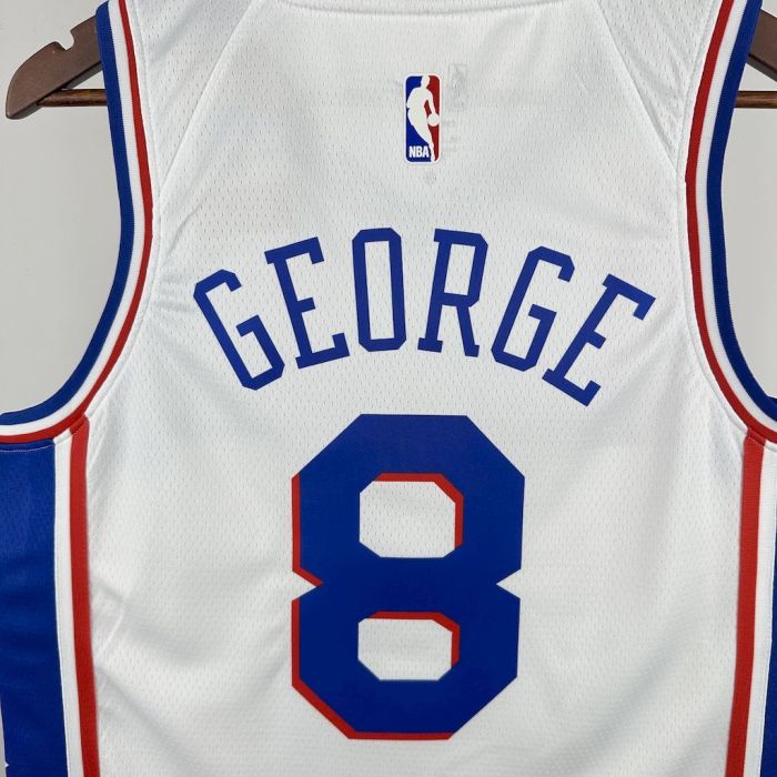 Paul George Philadelphia 76ers 2023/24 Swingman Home Jersey White