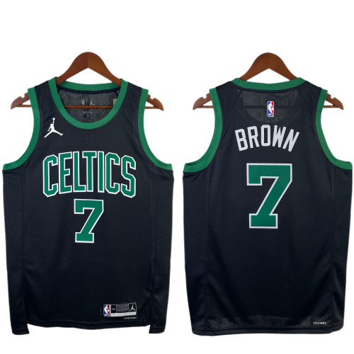 Jaylen Brown Boston Celtics Statement Edition Swingman Retro Jersey Black