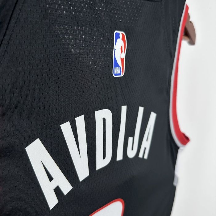 Deni Avdija Portland Trail Blazers 2023/24 Icon Edition Swingman Away  Jersey Black
