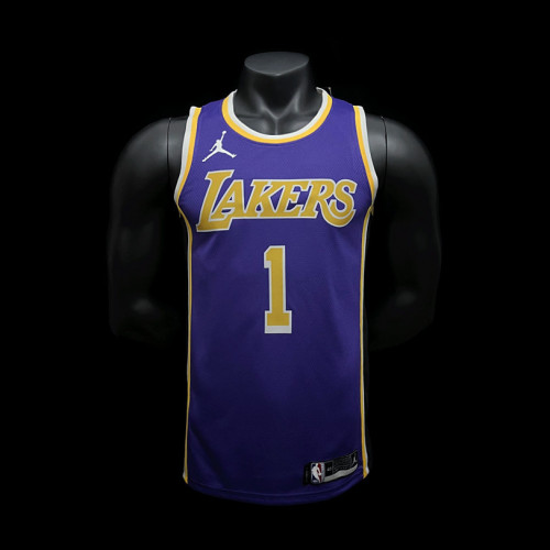 D'Angelo Russell  Los Angeles Lakers Statement Edition Swingman Jersey Purple