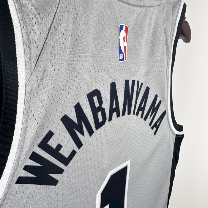 Victor Wembanyama San Antonio Spurs 2021/22 Statement Edition Swingman Jersey Gray