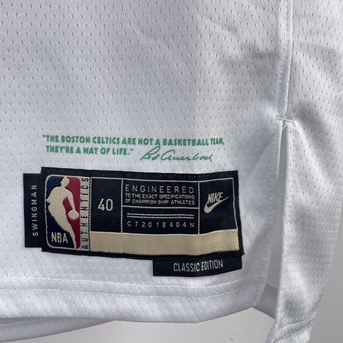 Jayson Tatum Boston Celtics 75th Anniversary 23/24 Swingman Retro Jersey White