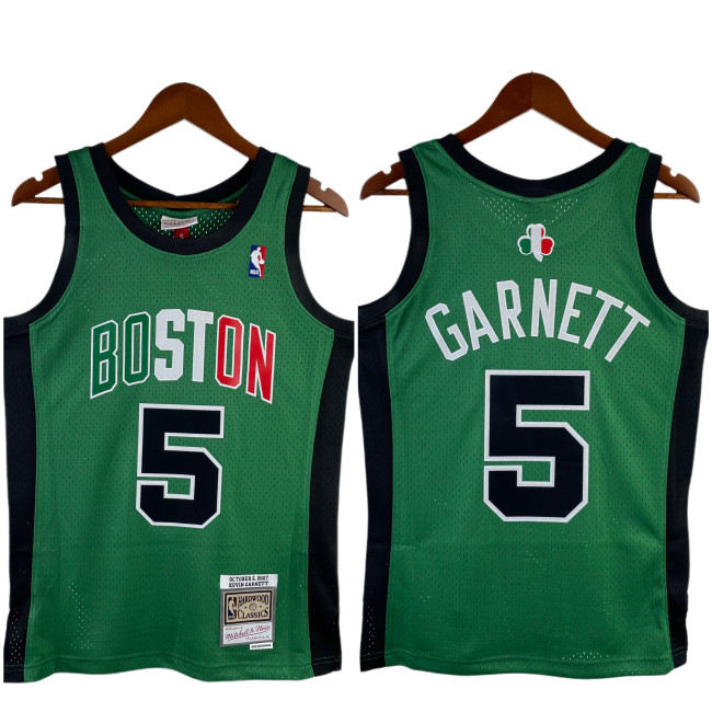 Kevin Garnett Boston Celtics Hardwood Classics Swingman Retro Jersey Green