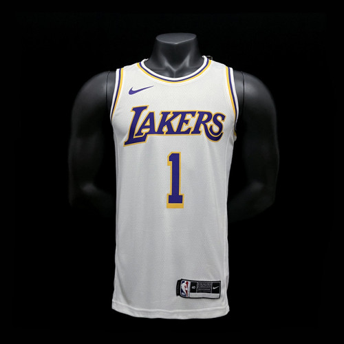 D'Angelo Russell  Los Angeles Lakers Association Edition Swingman Jersey White