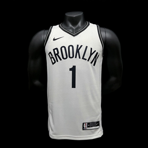Mikal Bridges Brooklyn Nets Association Edition Swingman Jersey White