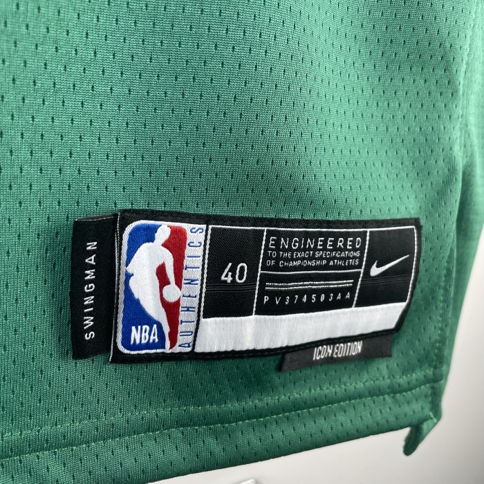 Jaylen Brown Boston Celtics Icon Edition Swingman away Jersey Green