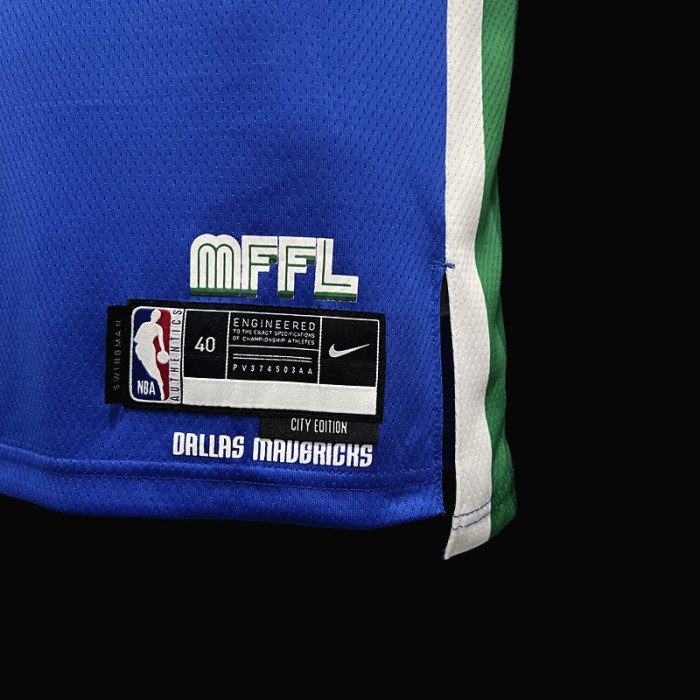 Kyrie Irving Dallas Mavericks City Edition Swingman Jersey Blue
