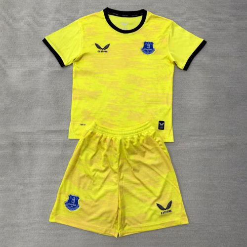 Everton Yellow Goalkeeper Kids Suit 26/27