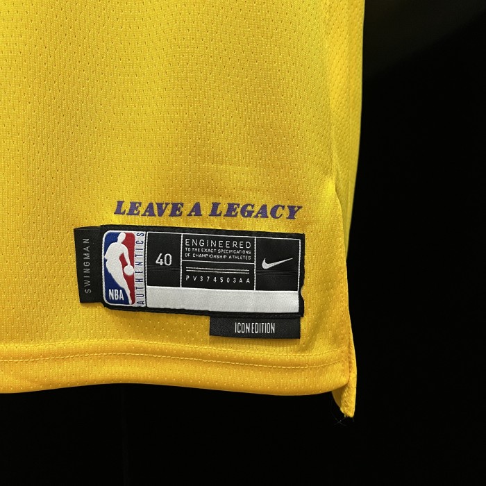 D'Angelo Russell Los Angeles Lakers Icon Edition Swingman Jersey 22/23 Yellow