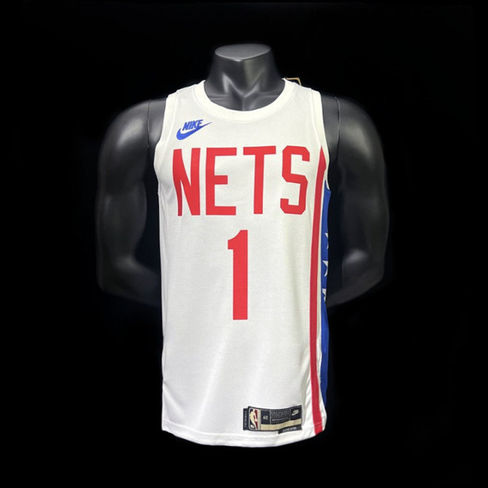 Mikal Bridges Brooklyn Nets Classic Edition Swingman Jersey White