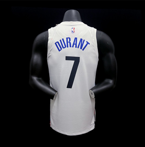 Kevin Durant Brooklyn Nets City Edition Swingman Jersey White