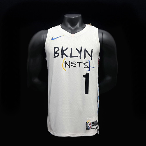 Mikal Bridges Brooklyn Nets City Edition Swingman Jersey White