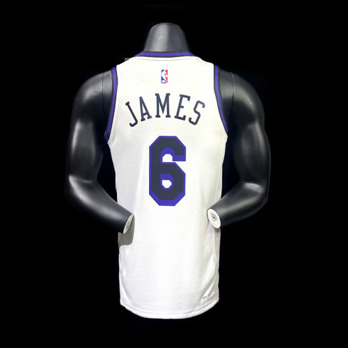 LeBron James Los Angeles Lakers City Edition Swingman Jersey 22/23 White