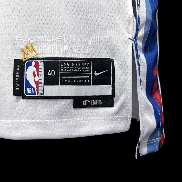 Kevin Durant Brooklyn Nets City Edition Swingman Jersey White