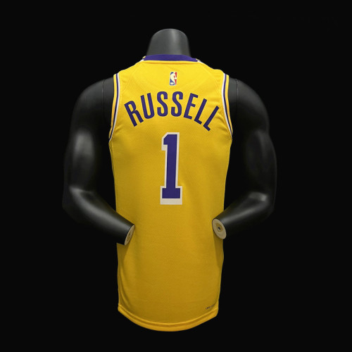D'Angelo Russell Los Angeles Lakers Icon Edition Swingman Jersey 22/23 Yellow