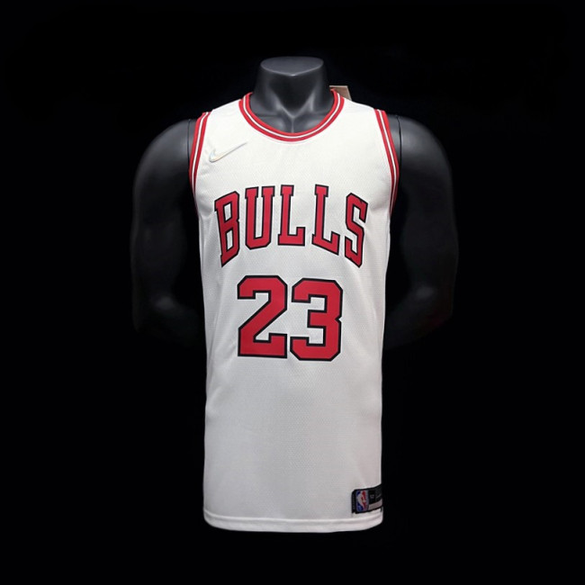 Michael Jordan Chicago Bulls Association Edition Swingman Jersey White