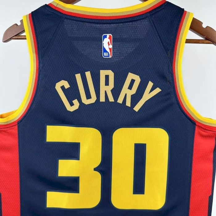 Stephen Curry Golden State Warriors City Edition Swingman Jersey 24/25 Blue