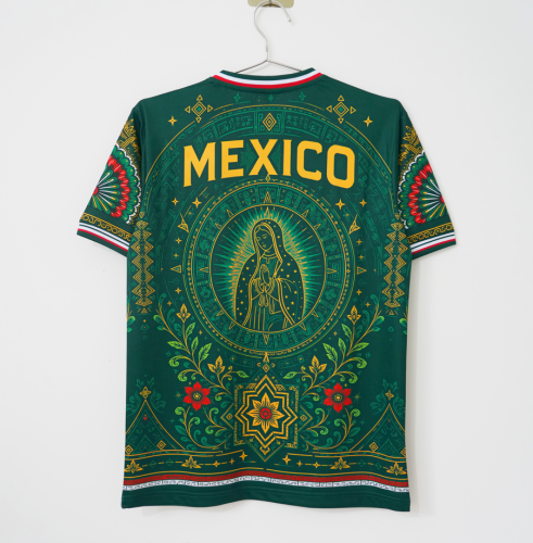 Mexico Virgin of Guadalupe Man Jersey 26/27