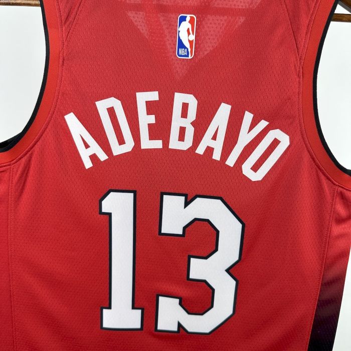 Bam Adebayo Miami Heat City Edition 24/25 Swingman Jersey Red